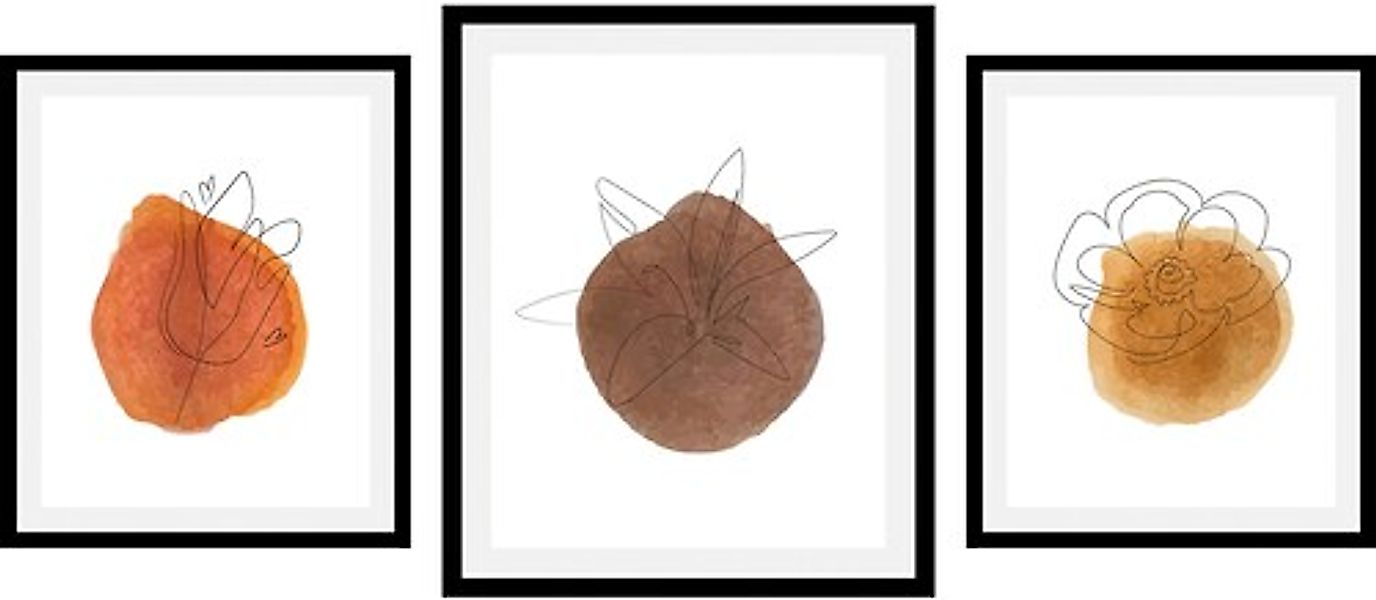 queence Bild »Set Hazel«, (1 St.), gerahmt günstig online kaufen