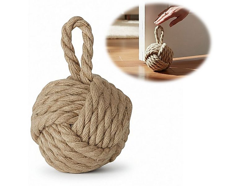 LS-LebenStil Bodentürstopper Boden Türstopper Malmö 23cm Beige Braun 1,3kg günstig online kaufen