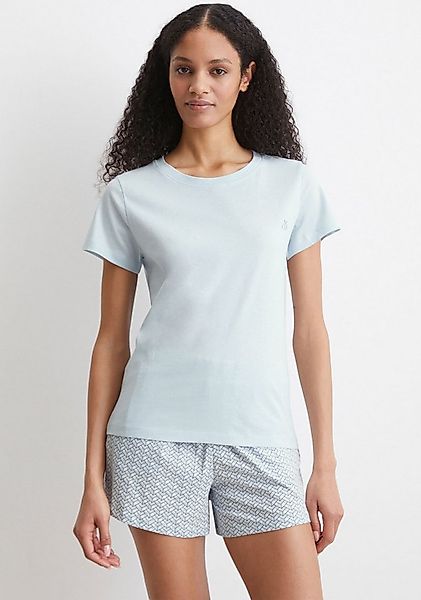 Marc O'Polo Pyjamaoberteil Mix & Match Cotton Kurzarm, Rundhalsausschnitt, günstig online kaufen