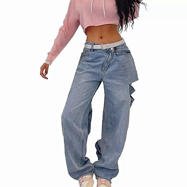 FIDDY Loungepants Cargohose Damen Jeans Skinny Hippie Loose Jogginghose Lan günstig online kaufen