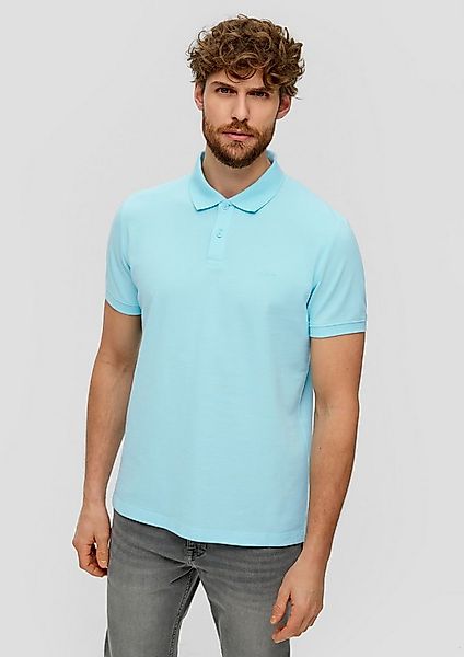 s.Oliver Kurzarmshirt Polo-Shirt Poloshirt aus Baumwollpiqué günstig online kaufen