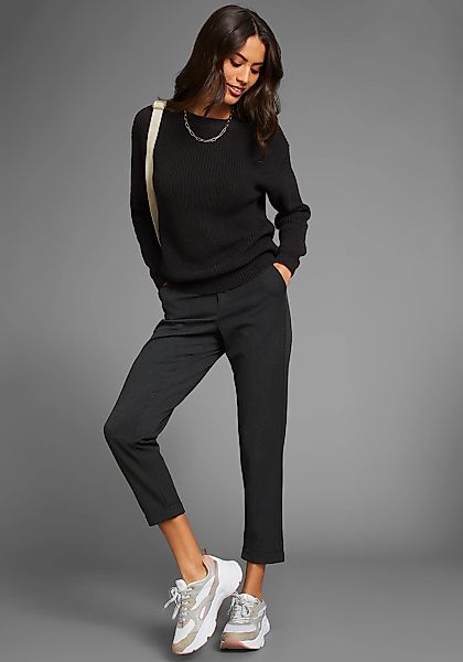Laura Scott Rundhalspullover "CIRCULAR COLLECTION-GOTS zertifiziert", aus G günstig online kaufen