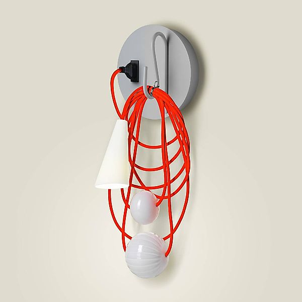 Foscarini Filo LED-Wandleuchte, Eastern Coral günstig online kaufen