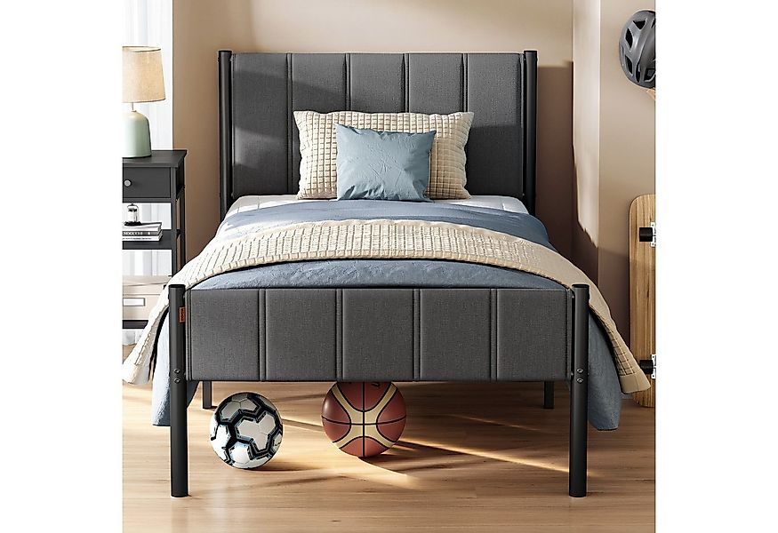 VASAGLE Polsterbett, mit gepolstertem Kopfteil, hochtragfähig, mehrere Größ günstig online kaufen