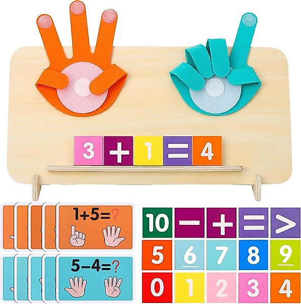 Coonoor Lernspielzeug Holz Mathe-Zählspielzeug für Kinder, günstig online kaufen