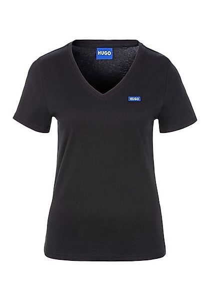 HUGO Blue T-Shirt "Classic V", mit Logo günstig online kaufen