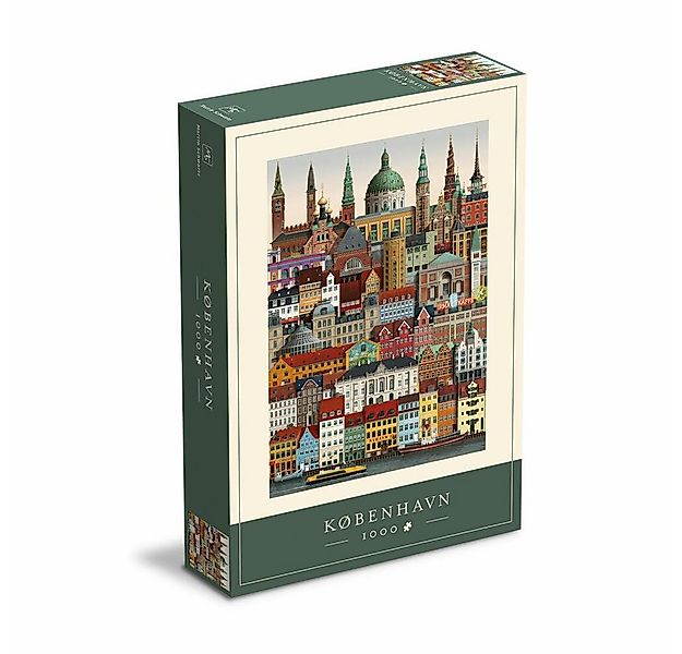 Martin Schwartz Puzzle Kopenhagen / København 50 x 70 cm, 1000 Puzzleteile günstig online kaufen