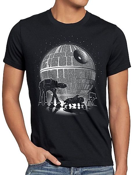 style3 T-Shirt Vollmond Walker AT-AT star krieg wars imperium der sterne va günstig online kaufen