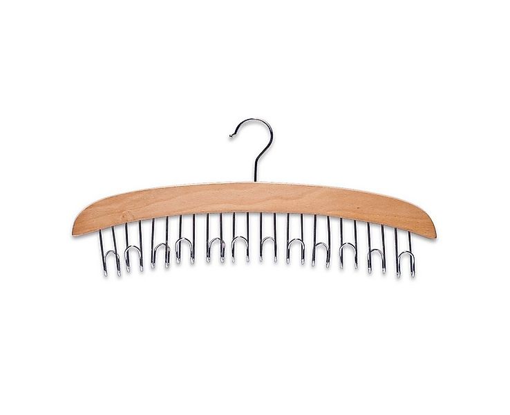 Zeller Present Schrankeinsatz Gürtelhalter, Buche/Metall verchromt günstig online kaufen