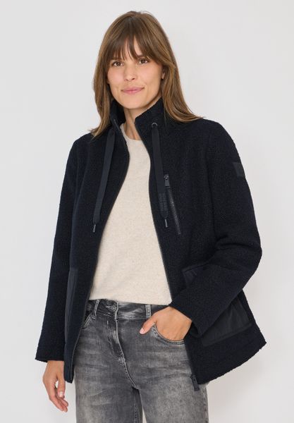 CECIL Fellimitatjacke mit Stehkragen günstig online kaufen