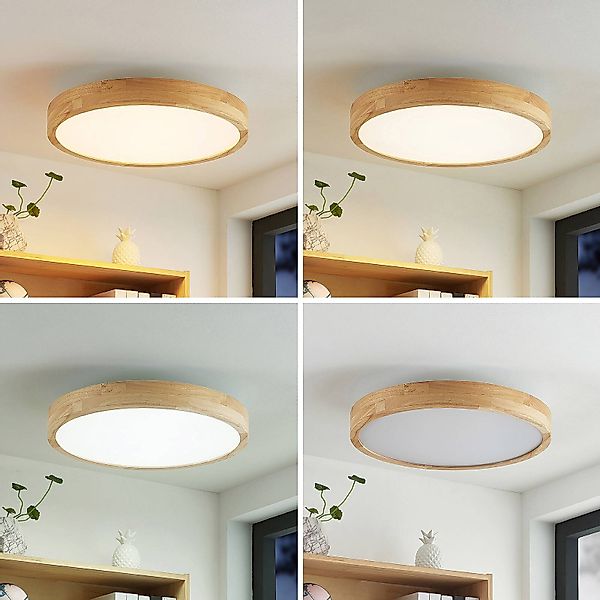 Lindby Deckenleuchten Lanira, dimmbar, LED-Leuchtmittel fest günstig online kaufen