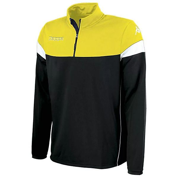Kappa Novare Sweatshirt S Black / Yellow / White günstig online kaufen