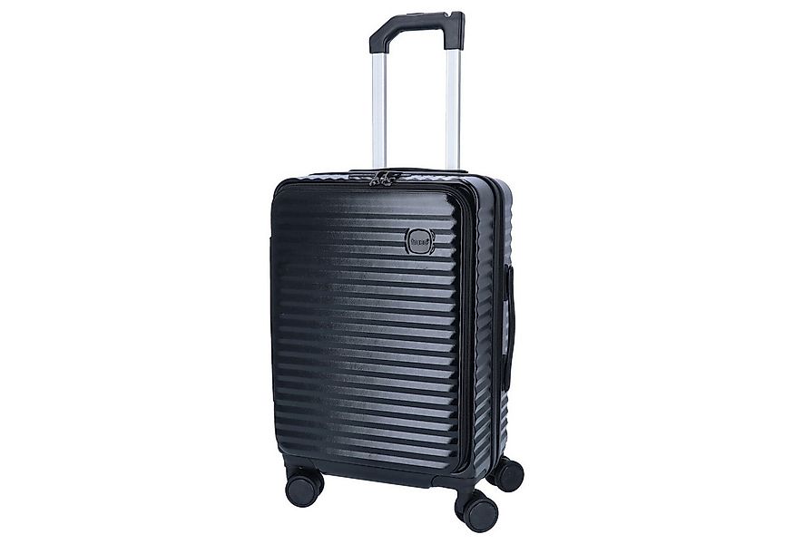 TheTrueC Koffer TheTrueC 4-Rad Trolley S - MONACO Black, 4 Rollen Rollen günstig online kaufen