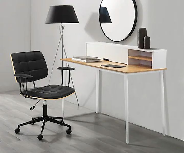 andas Schreibtisch »GRAVA«, Breite 120 cm, Schreibtischaufsatz, Kabeldurchl günstig online kaufen