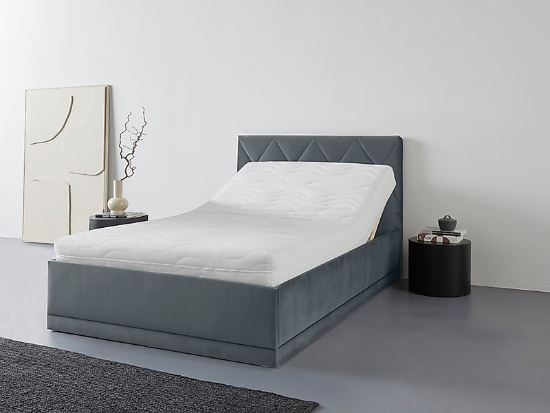 Westfalia Schlafkomfort Polsterbett "Adamas" auch mit Bettkasten, Knopfheft günstig online kaufen