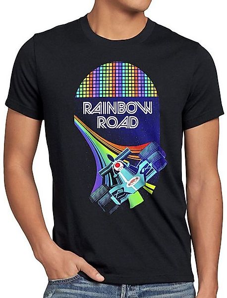 style3 T-Shirt Rainbow Road double dash super mario kart nintendo günstig online kaufen