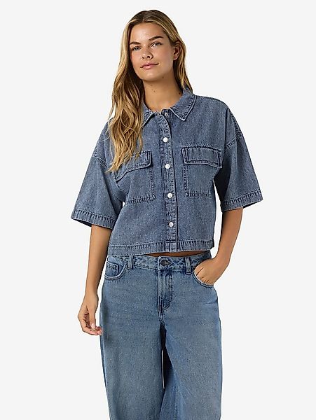Noisy may Jeansbluse NMENZA S/S REG CROP SHIRT MG004MB NOOS günstig online kaufen