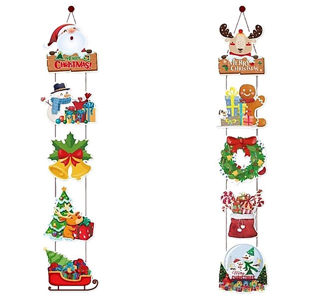 CLTYQ Hängedekoration Weihnachtsdekor Türset,11 Teile, Santa Claus, für dri günstig online kaufen