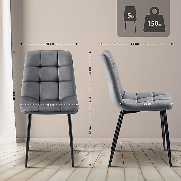 CLP Esszimmerstuhl Tilde (2er Set), mit günstig online kaufen