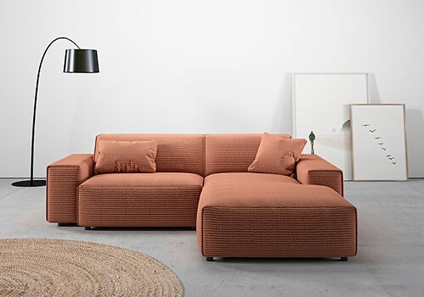 Home affaire Ecksofa »Glimminge L-Form auch in Breitcord, Feincord + Easy c günstig online kaufen