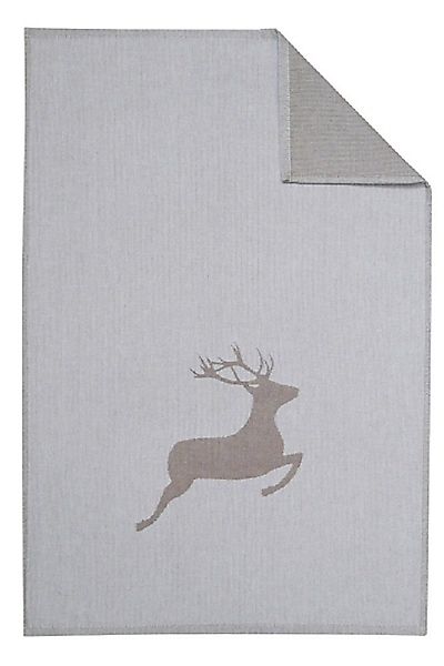 framsohn frottier Geschirrtuch 'Hirsch Motiv' 50 günstig online kaufen