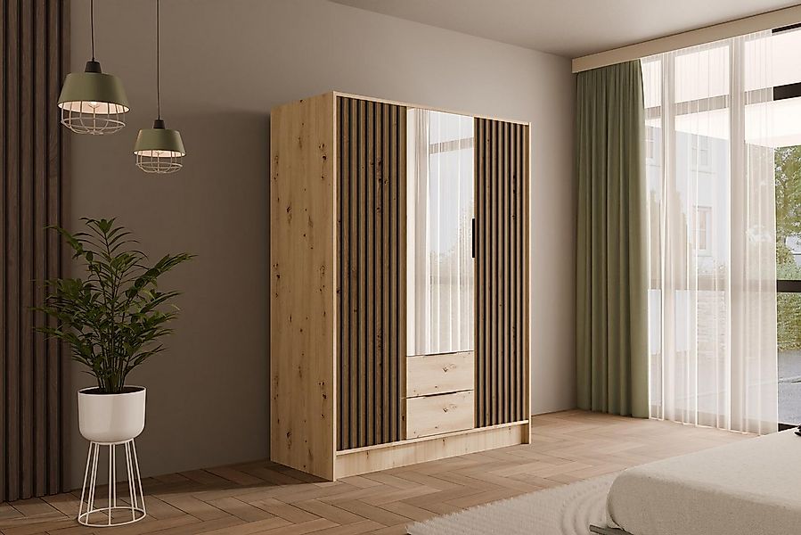 ALTDECOR Drehtürenschrank NELIA (Kleiderschrank Garderobenschrank mit viel günstig online kaufen