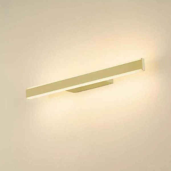 LED Wandleuchte One Linear 50 in Messing-matt 2x 14W 2000lm IP44 günstig online kaufen