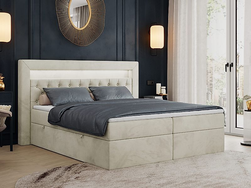 MKS MÖBEL Boxspringbett Gold 6 (Set, günstig online kaufen