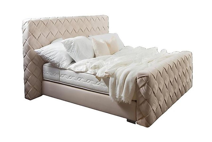 Xlmoebel Bett Modernes Doppelbett in Beige - Luxuriöses und stilvolles (Bet günstig online kaufen