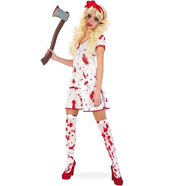 Fries Zombie-Kostüm Blut Horror Zombie Krankenschwester Kleid Halloween Kar günstig online kaufen