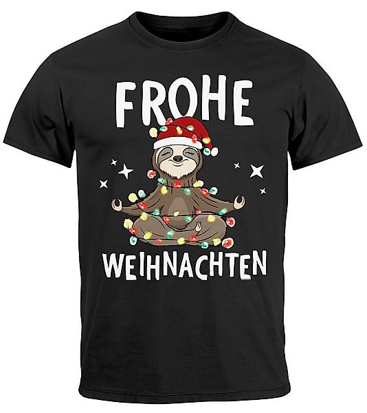 MoonWorks Print-Shirt Herren T-Shirt Frohe Weihnachten Lustig Weihnachtsshi günstig online kaufen