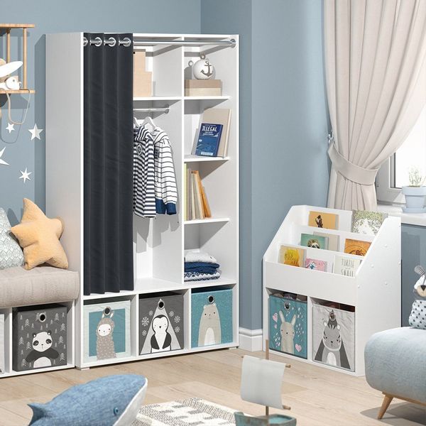 Vicco Kleiderschrank Luigi, Weiß, 105.8 x günstig online kaufen