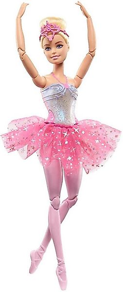 Barbie Anziehpuppe Dreamtopia, Zauberlicht Ballerina (blond), Puppe mit Leu günstig online kaufen