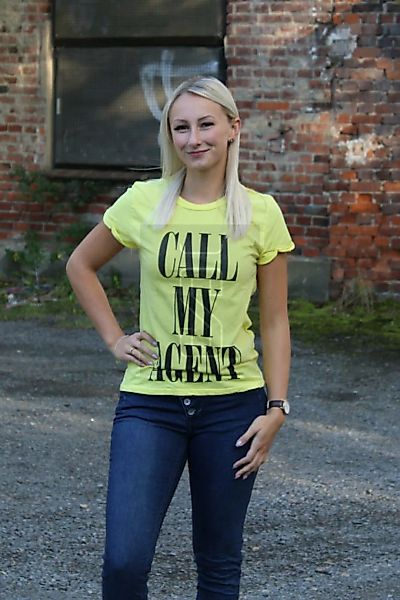 Local Celebrity Damen T-Shirt CALL MY AGENT günstig online kaufen