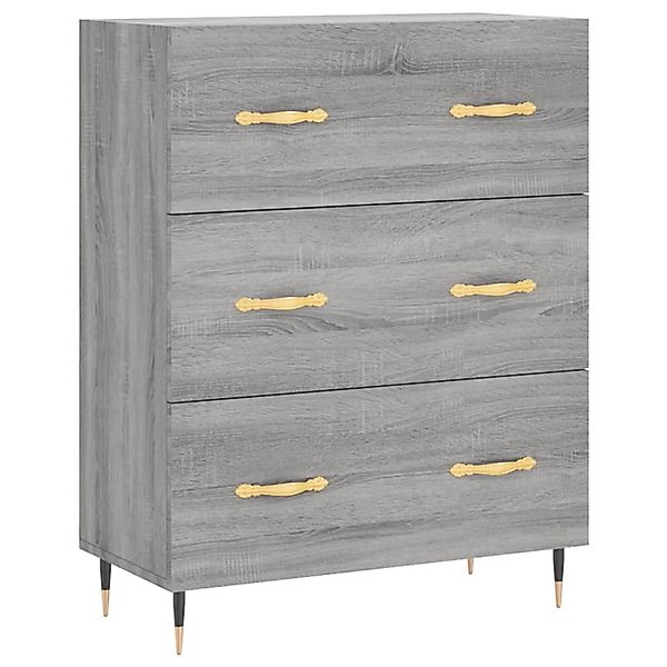vidaXL Sideboard Grau Sonoma 69,5x34x90 cm Holzwerkstoff 827834 günstig online kaufen