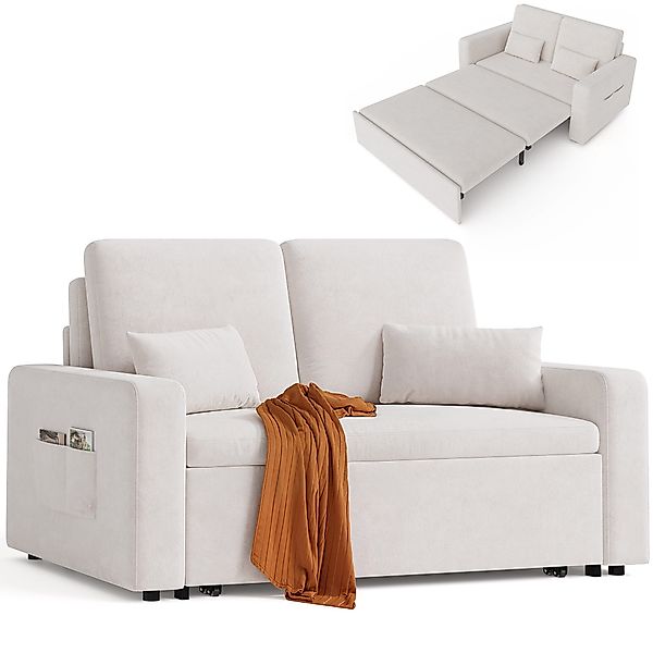 Bealife 2-Sitzer Schlafsofa 2-Sitzer Ausziehbar, Modernes günstig online kaufen