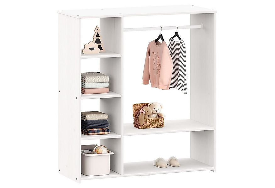 IDIMEX Kinderkleiderschrank RAFAEL Kinderschrank mit Kleiderstange kinderre günstig online kaufen