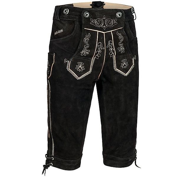 PAULGOS Trachtenhose Herren Lederhose Kniebund mit Trägern 100% Echtleder günstig online kaufen