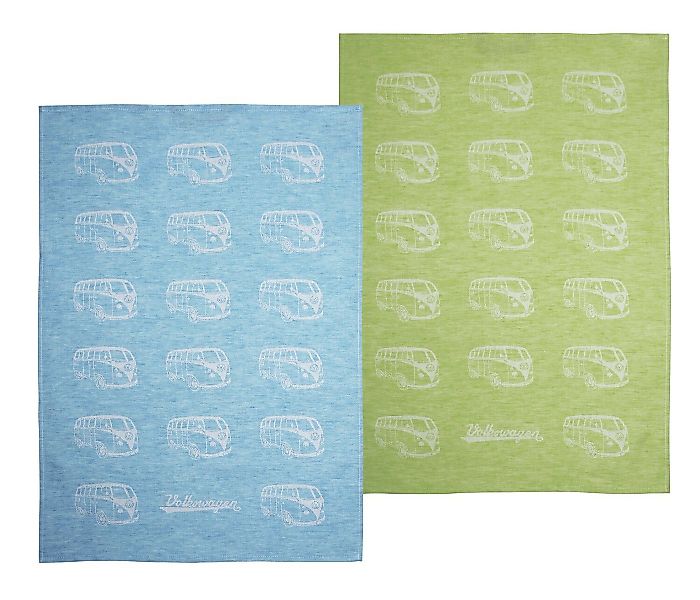 VW Collection by BRISA Geschirrtuch Volkswagen Küchentuch im T1 Bulli Bus D günstig online kaufen