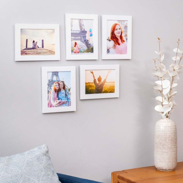 PHOTOLINI Bilderrahmen 5er Set breite Rahmen, günstig online kaufen