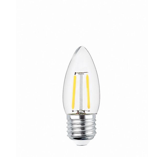 Forever Light LED-Filament E27 2W LED Filament Kerze Lampe Vintage Glühbirn günstig online kaufen