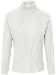 Rollkragen-Pullover aus 100% Schurwolle-Merino Peter Hahn weiss günstig online kaufen