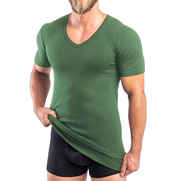 HERMKO Unterziehshirt 488710 Extralanges Herren kurzarm günstig online kaufen
