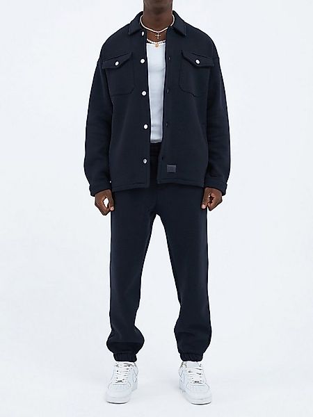 COFI Casuals Jogginganzug Jacke Jogginghose Set Oversize Jogger Hemdjacke günstig online kaufen