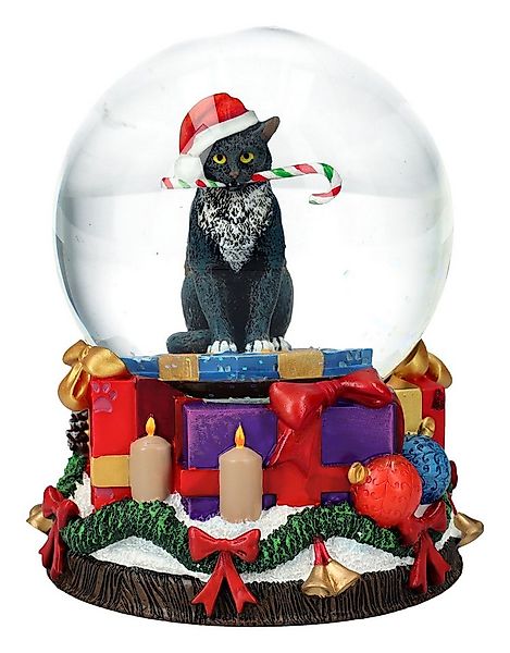 Figuren Shop GmbH Schneekugel Schneekugel Katze - Krampuss - Lisa Parker - günstig online kaufen