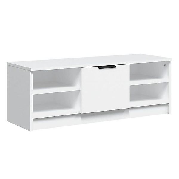 vidaXL TV-Schrank TV-Schrank Weiß 102x35x36,5 cm Spanplatte TV-Lowboard günstig online kaufen