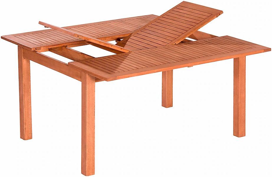 Merxx Gartentisch Quadratisch ausziehbar 150 cm x 150 cm günstig online kaufen