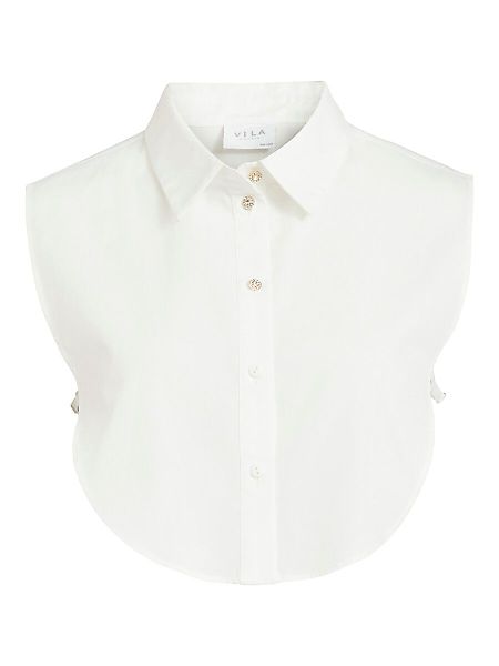 VILA Strassstein-knöpfe – Hemd- Kragen Damen White günstig online kaufen