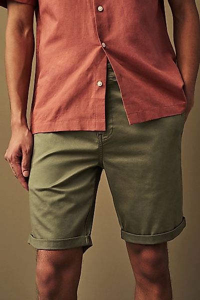 Next Chinoshorts Stückgefärbte Chinohose aus Satin (1-tlg) günstig online kaufen