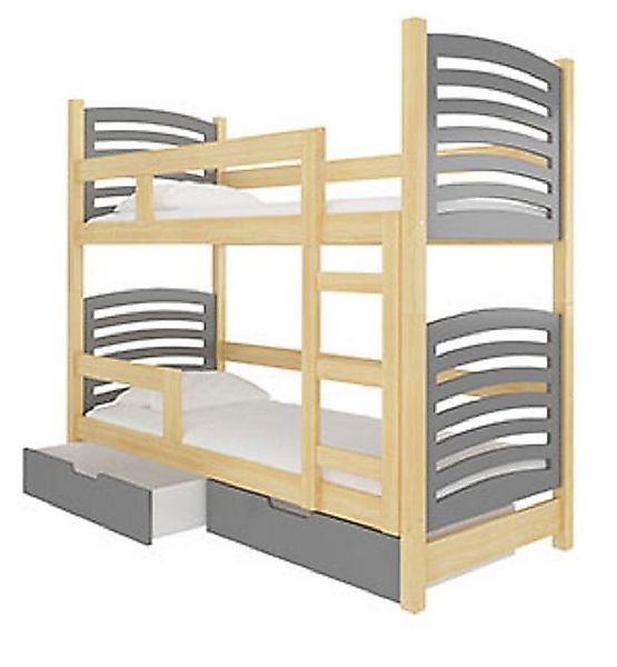 Hochbett OSUNA (Etagenbett mit 2 Schlafgelegenheiten) Farbe wählbar günstig online kaufen